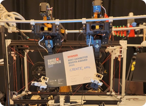 Swiss Robotics Day Best Exhibitor award